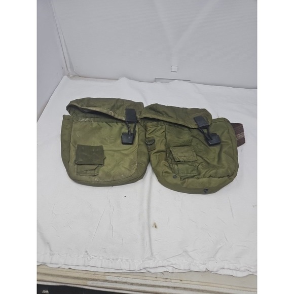 Vietnam Era - US Military 2 Quart Canteen Pouch Army 2QT Lot of 2 - Picture 1 of 16